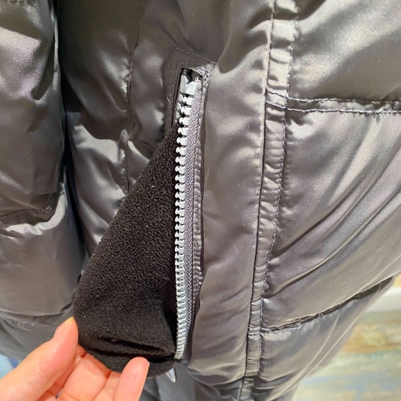 Karl Lagerfield Down Coat with Faux Fur - Picture 3 of 9